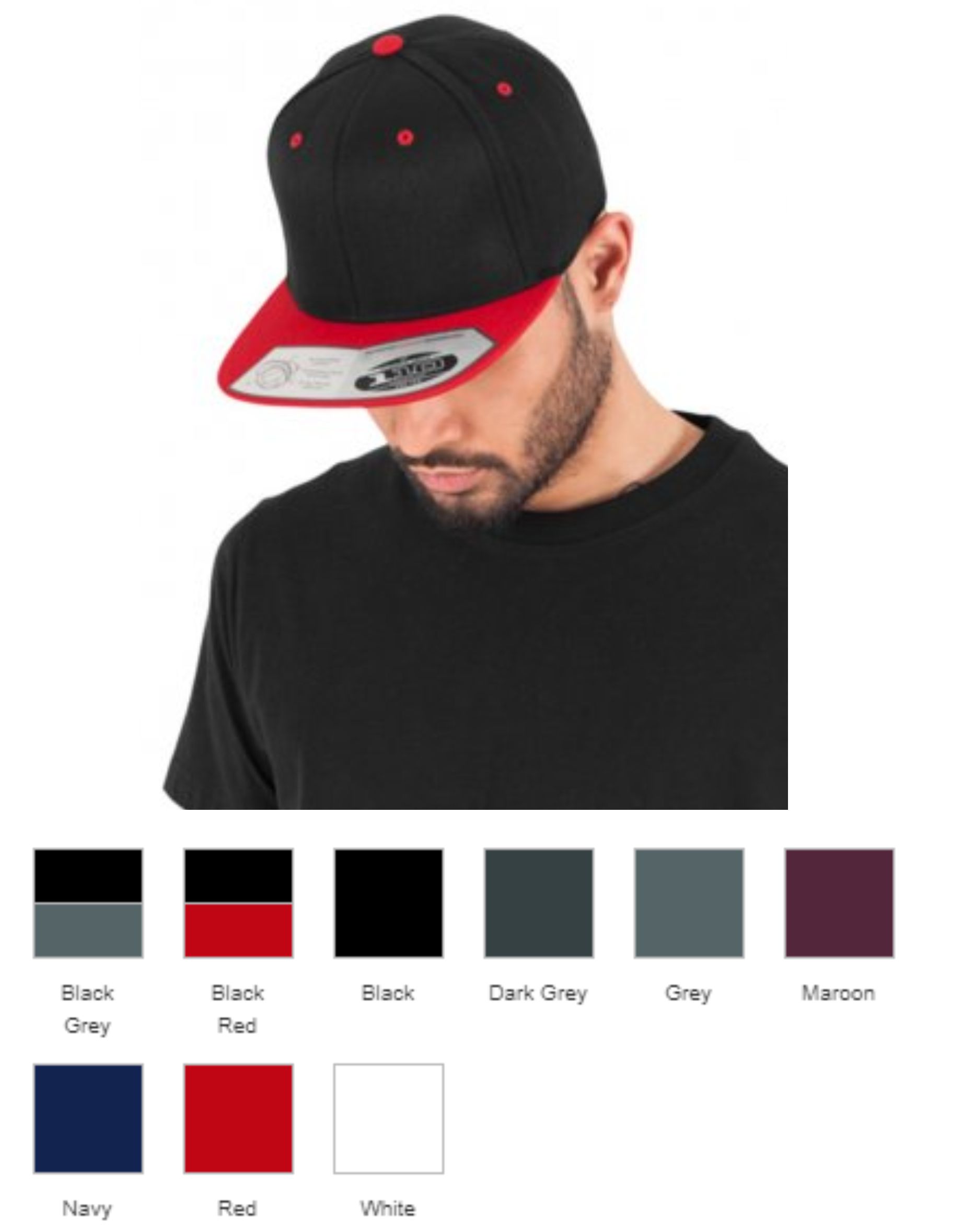 Flexfit F110 Fitted Snapback Cap - Click Image to Close